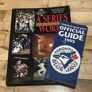 MLB World Series Book and Toronto Blue Jays 1995 Official Guide